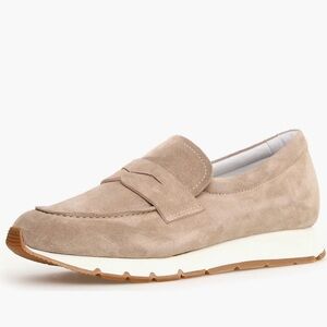 NWT VOILE BLANCHE Julia Hybrid Loafer Sneaker in Light Beige